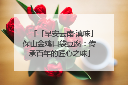 「早安云南·滇味」保山金鸡口袋豆腐：传承百年的匠心之味