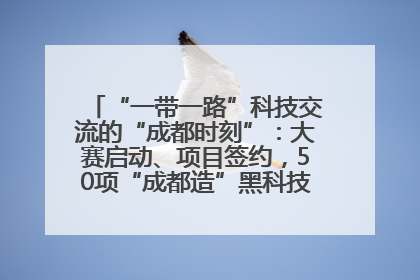 “一带一路”科技交流的“成都时刻”：大赛启动、项目签约，50项“成都造”黑科技吸引多国客商