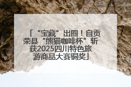 “宝藏”出圈！自贡荣县“熊猫咖啡杯”斩获2025四川特色旅游商品大赛铜奖