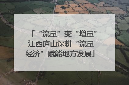 “流量”变“增量” 江西庐山深耕“流量经济”赋能地方发展