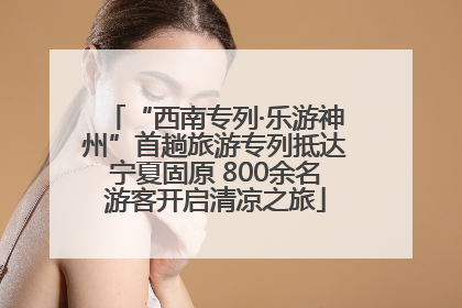 “西南专列·乐游神州”首趟旅游专列抵达宁夏固原 800余名游客开启清凉之旅