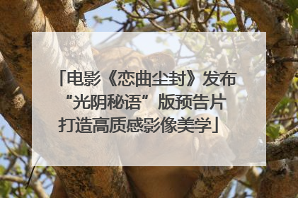 电影《恋曲尘封》发布“光阴秘语”版预告片 打造高质感影像美学