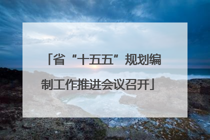 省“十五五”规划编制工作推进会议召开