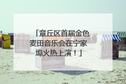 章丘区首届金色麦田音乐会在宁家埠火热上演！