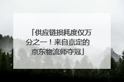 供应链损耗度仅万分之一！来自嘉定的京东物流师夺冠