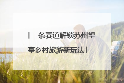 一条赛道解锁苏州望亭乡村旅游新玩法