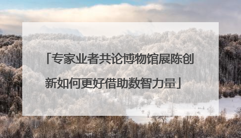 专家业者共论博物馆展陈创新如何更好借助数智力量