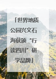 世界地质公园兴文石海获颁“行读四川”研学品牌