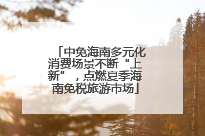 中免海南多元化消费场景不断“上新”，点燃夏季海南免税旅游市场