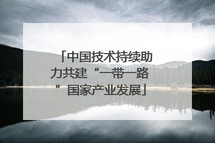 中国技术持续助力共建“一带一路”国家产业发展