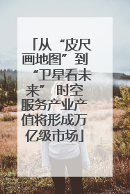 从“皮尺画地图”到“卫星看未来” 时空服务产业产值将形成万亿级市场