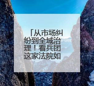 从市场纠纷到全域治理！看兵团这家法院如何织就基层法治 “防护网”