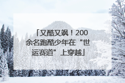 又酷又飒！200余名跑酷少年在“世运赛道”上穿越