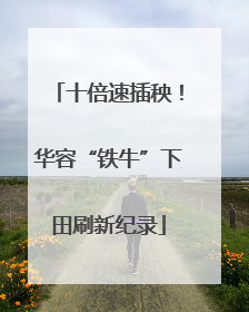 十倍速插秧！华容“铁牛”下田刷新纪录
