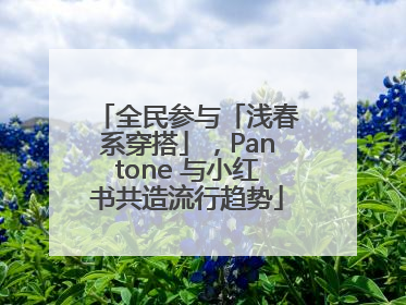 全民参与「浅春系穿搭」，Pantone 与小红书共造流行趋势