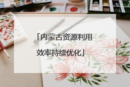 内蒙古资源利用效率持续优化