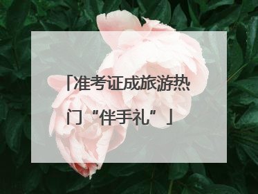 准考证成旅游热门“伴手礼”