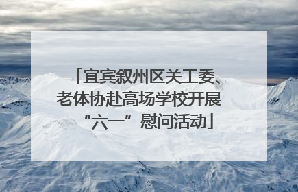 宜宾叙州区关工委、老体协赴高场学校开展“六一”慰问活动