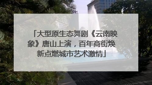 大型原生态舞剧《云南映象》唐山上演，百年商街焕新点燃城市艺术激情