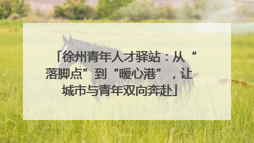 徐州青年人才驿站：从“落脚点”到“暖心港”，让城市与青年双向奔赴