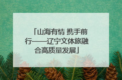 山海有情 携手前行——辽宁文体旅融合高质量发展