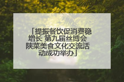 提振餐饮促消费稳增长 第九届丝博会陕菜美食文化交流活动成功举办