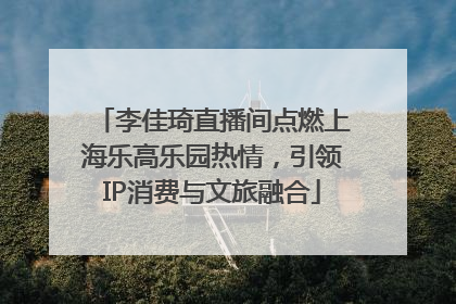李佳琦直播间点燃上海乐高乐园热情，引领IP消费与文旅融合