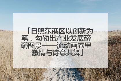 日照东港区以创新为笔，勾勒出产业发展磅礴图景——流动画卷里 激情与诗意共舞