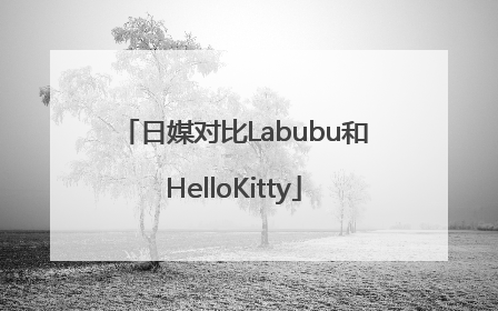日媒对比Labubu和HelloKitty
