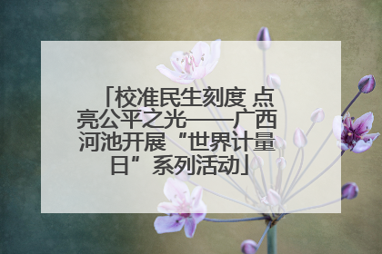 校准民生刻度 点亮公平之光——广西河池开展“世界计量日”系列活动