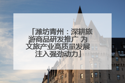潍坊青州：深耕旅游商品研发推广 为文旅产业高质量发展注入强劲动力