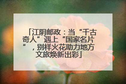 江阴邮政：当“千古奇人”遇上“国家名片”，别样火花助力地方文旅焕新出彩