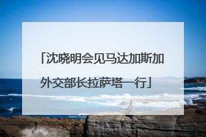沈晓明会见马达加斯加外交部长拉萨塔一行