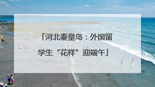 河北秦皇岛：外国留学生“花样”迎端午