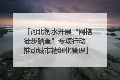 河北衡水开展“网格徒步踏查”专项行动 推动城市精细化管理