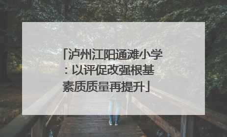 泸州江阳通滩小学：以评促改强根基 素质质量再提升
