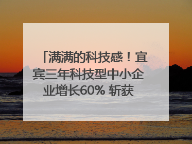 满满的科技感！宜宾三年科技型中小企业增长60% 斩获部省科技奖6项｜您牵挂的四川