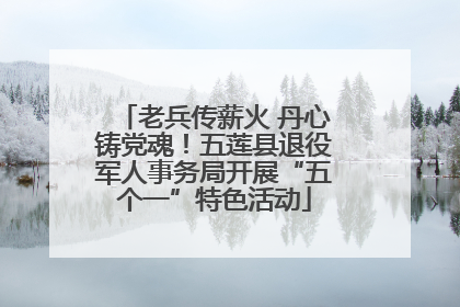 老兵传薪火 丹心铸党魂！五莲县退役军人事务局开展“五个一”特色活动