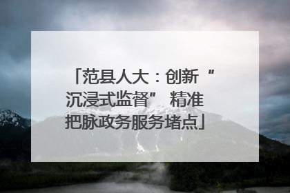 范县人大：创新“沉浸式监督” 精准把脉政务服务堵点