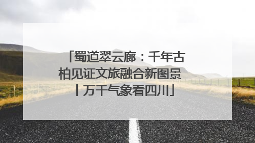 蜀道翠云廊：千年古柏见证文旅融合新图景丨万千气象看四川