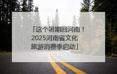这个暑期回河南！2025河南省文化旅游消费季启动