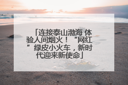 连接泰山渤海 体验人间烟火！“网红”绿皮小火车，新时代迎来新使命
