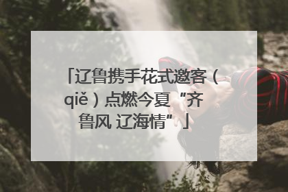 辽鲁携手花式邀客（qiě）点燃今夏“齐鲁风 辽海情”