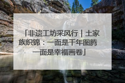 非遗工坊采风行｜土家族织锦：一面是千年图腾 一面是幸福画卷