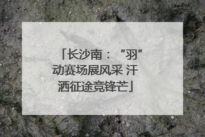 长沙南：“羽”动赛场展风采 汗洒征途竞锋芒