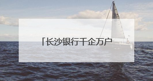 长沙银行千企万户大走访·裕南街街道专场活动举行