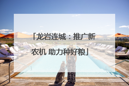 龙岩连城：推广新农机 助力种好粮