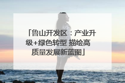 鲁山开发区：产业升级+绿色转型 描绘高质量发展新蓝图