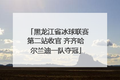 黑龙江省冰球联赛第二站收官 齐齐哈尔兰迪一队夺冠