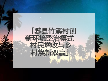 黟县竹溪村创新环境整治模式 村民增收与乡村焕新双赢